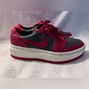 New Never Worn Nike Red and Grey High Low Sneakers Size 10.5 Women’s